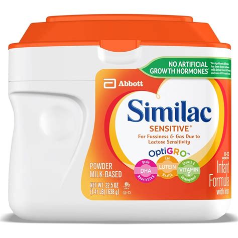 Similac, by Abbott Laboratories, is one of the leading infant formula brands in the US. . Best sensitive baby formula
